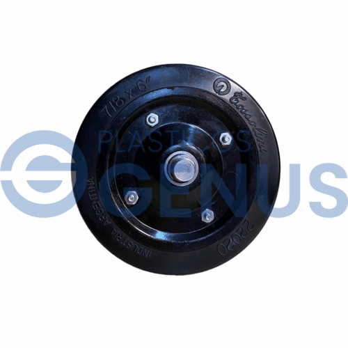 Rueda pisa grano  7/8 x 6 1/8 pulgadas. Toma de un lado
