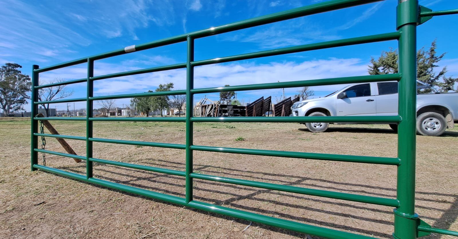 Tranquera de Caño 1,20 x 3m. 7 caños