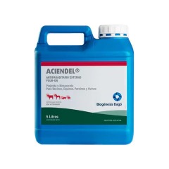 Antiparasitario externo Aciendel para bovinos, equinos, ovinos y porcinos