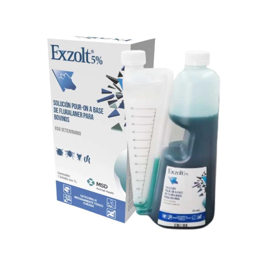 Garrapaticida Exzolt 5% para bovinos