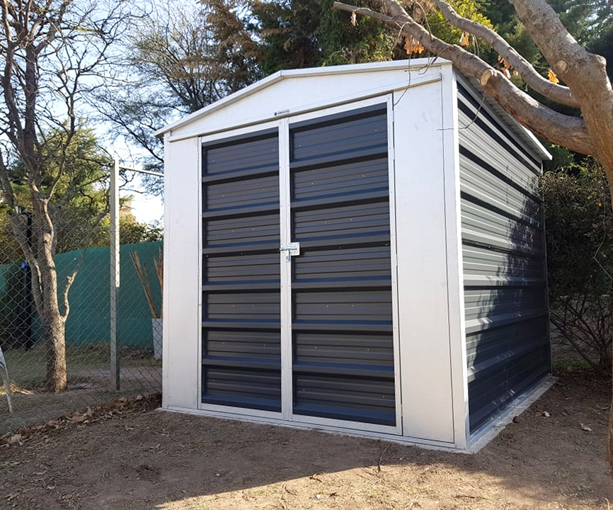 Galponcito clásico de alta resistencia Duritiam - 2,5x2,5x2,20 mts. – Sin piso (opcional)