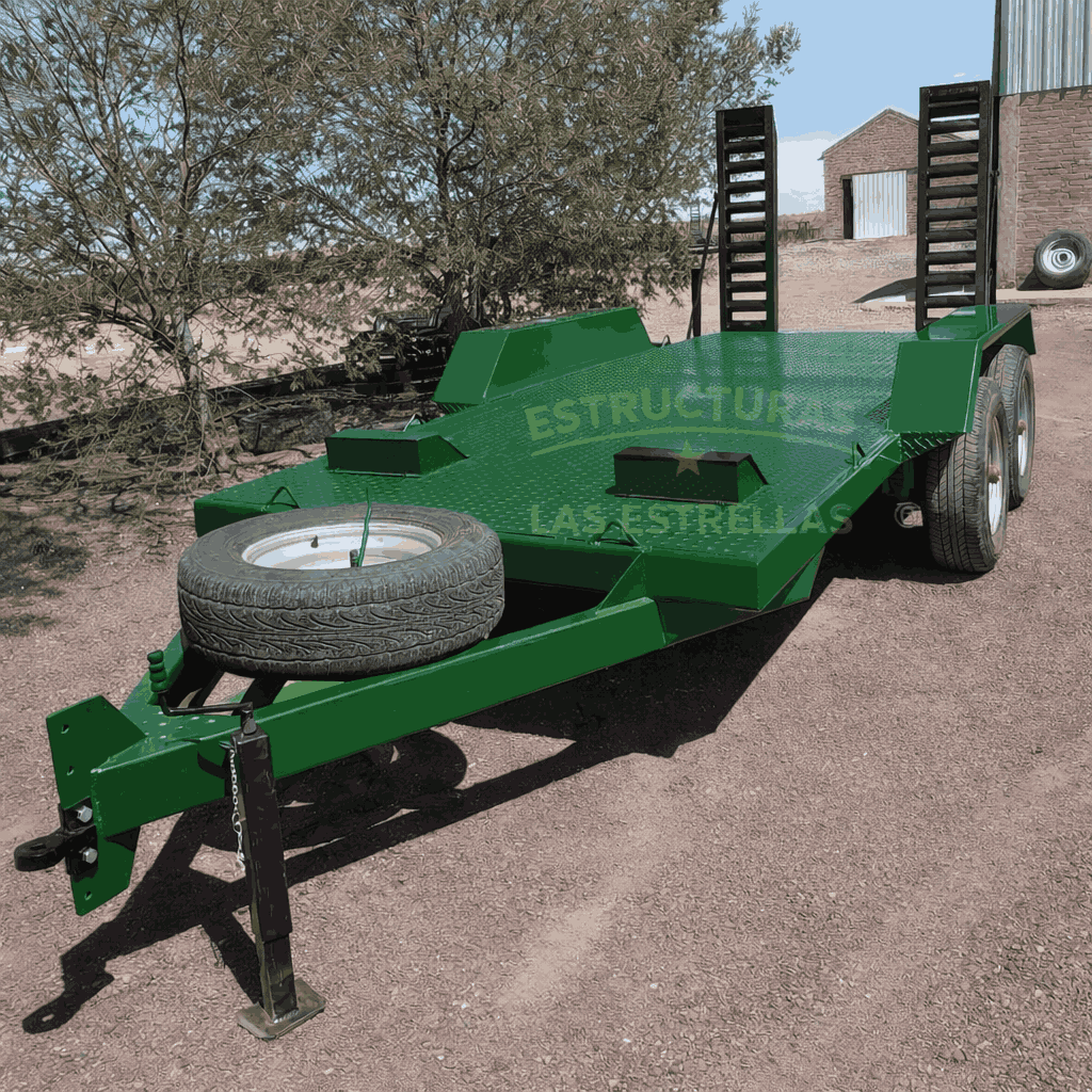 Carros playos Las Estrellas. Enganche común y cigüeña