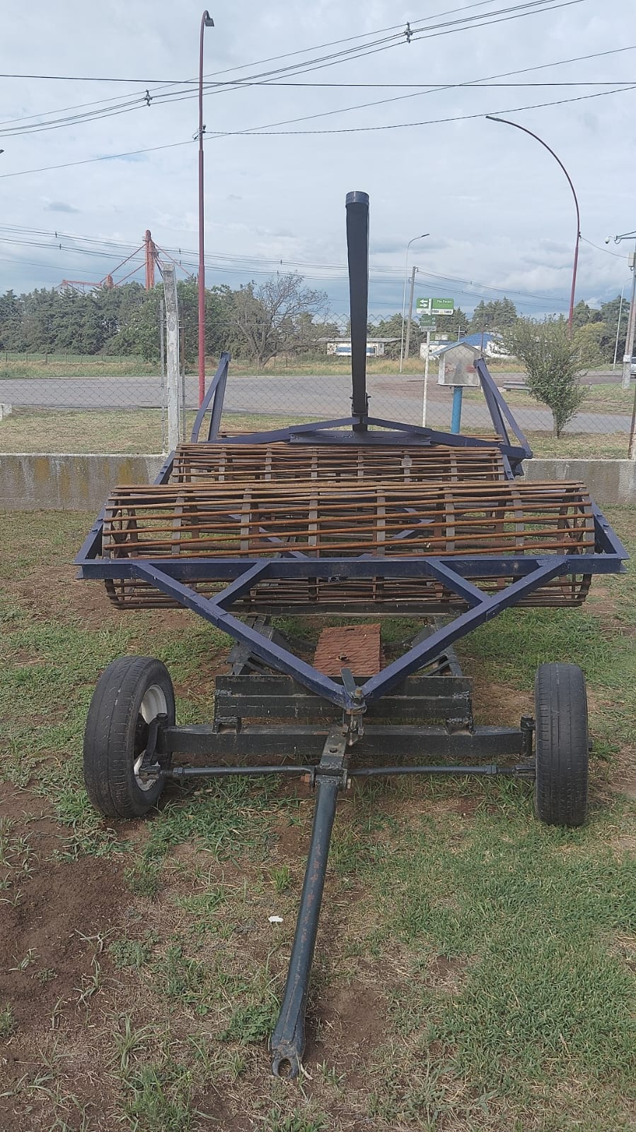 Juego de rolos y desterronador de 6mts. con carro