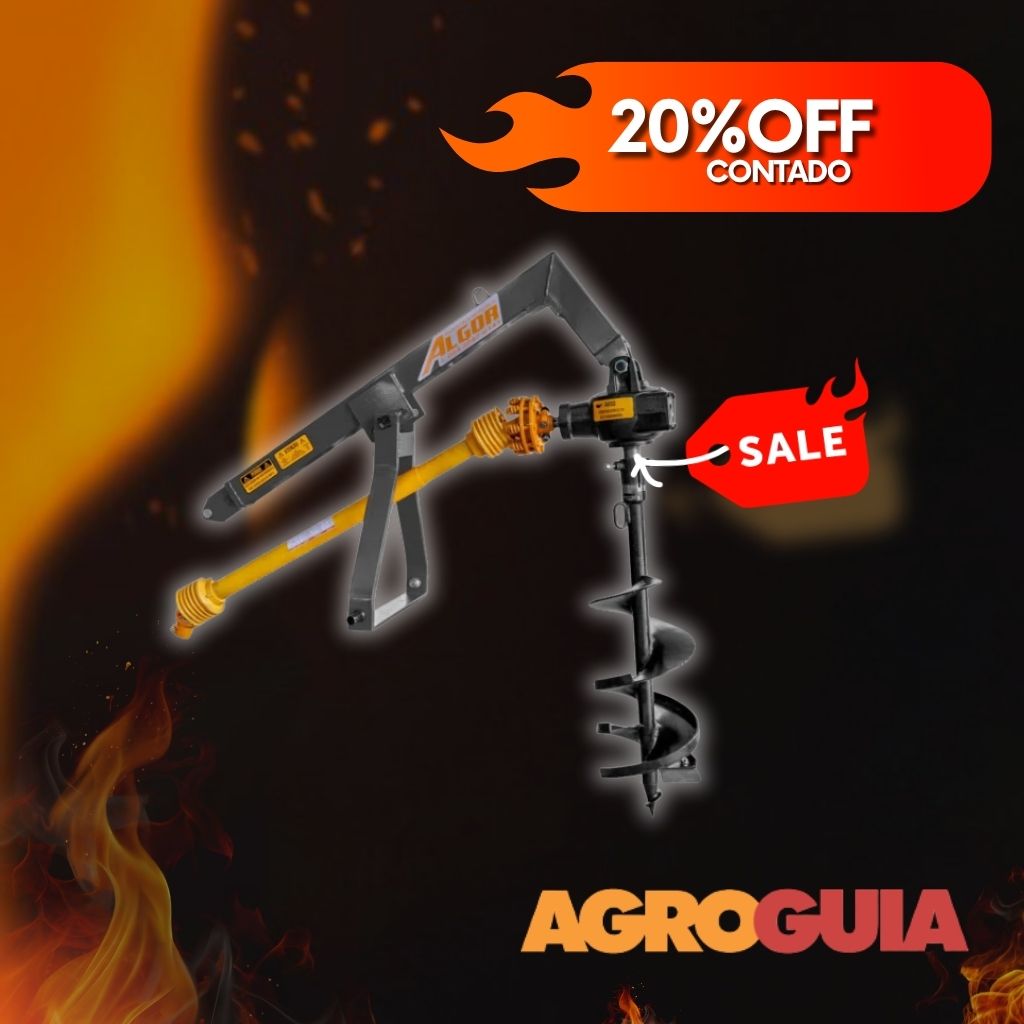Hoyadora de Suelo ALGOR – Mechas de 9 - AGROSALE