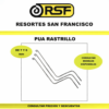 Púa rastrillo lateral, hilerador RSF