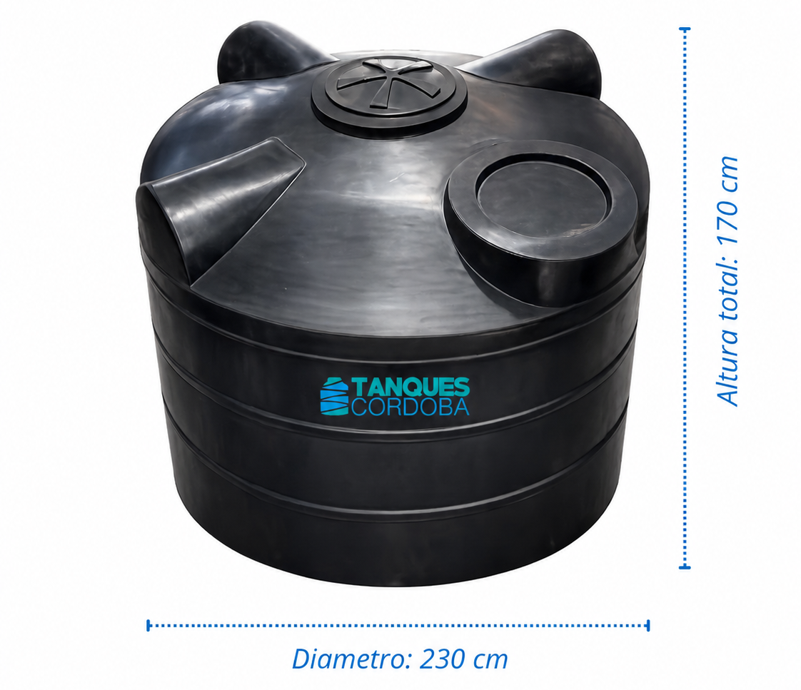 Cisterna bicapa de 5500lts.