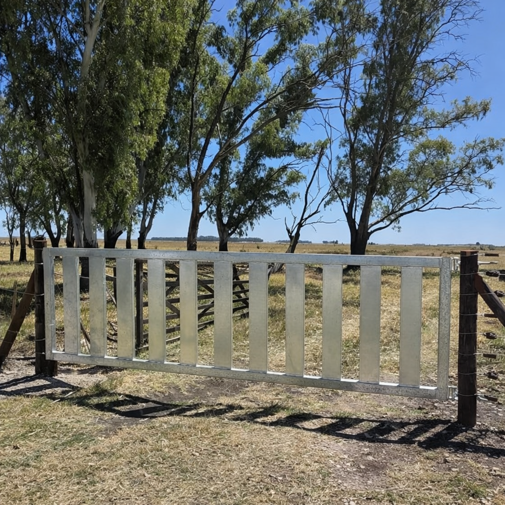 Tranqueras de chapa galvanizada para Toril Agrofertil 1,40 x 3,50 mts.