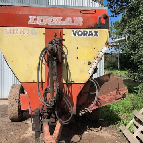 Mixer horizontal Luclar Sirio Vorax con balanza