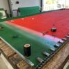 Reparación de lonas para embolsadoras de forraje