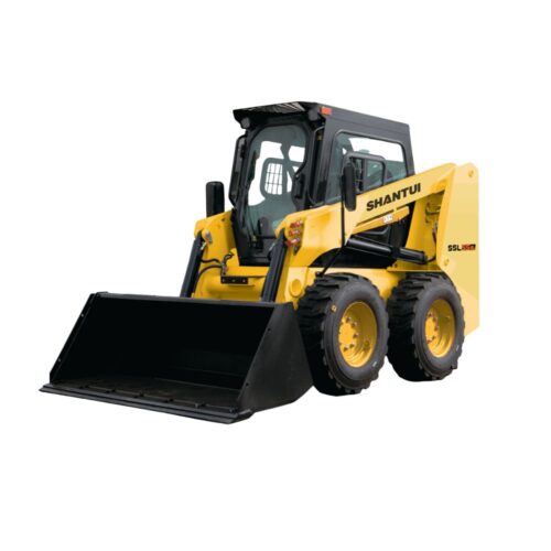Pala cargadora compacta Shantui SSL55B de 2.800kg.