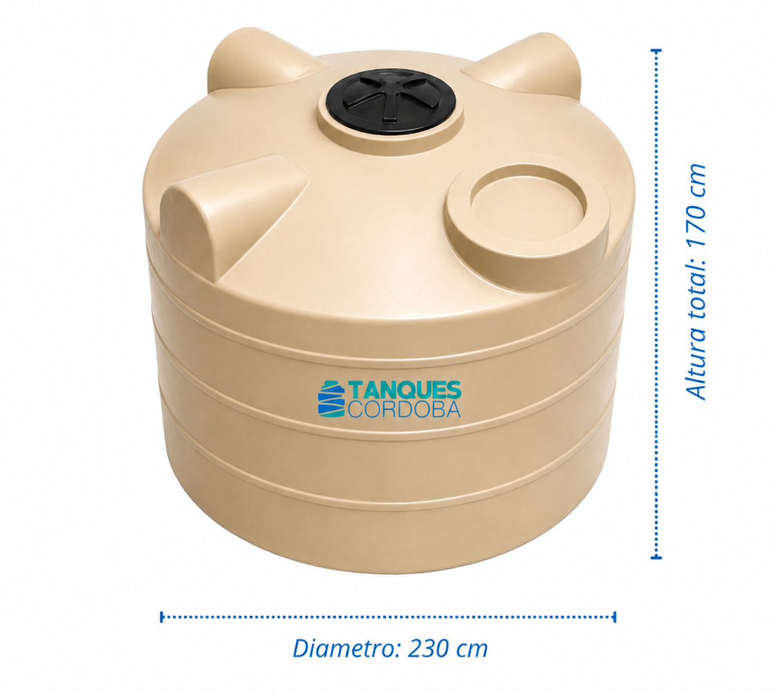 Cisterna tricapa de 5500lts.