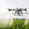 Pulverización de fitosanitarios con drone DJI T100