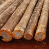 Postes para mallado anti-granizo de eucalipto
