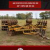 Rastra desencontrada Dankar de 60 discos