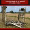 Vibrocultivador Templar de 11mts. Reparado a nuevo