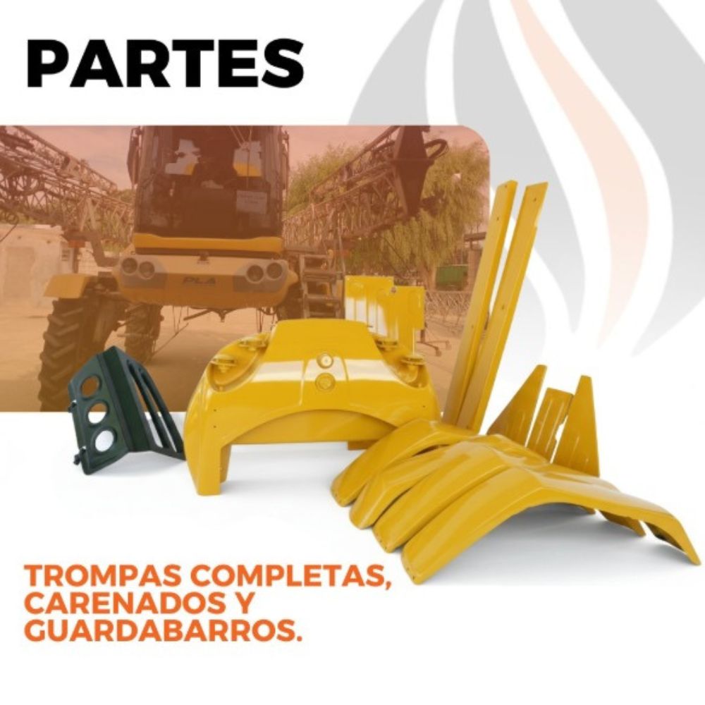 Agropartes para pulverizadoras. Universales y PLA/METALFOR