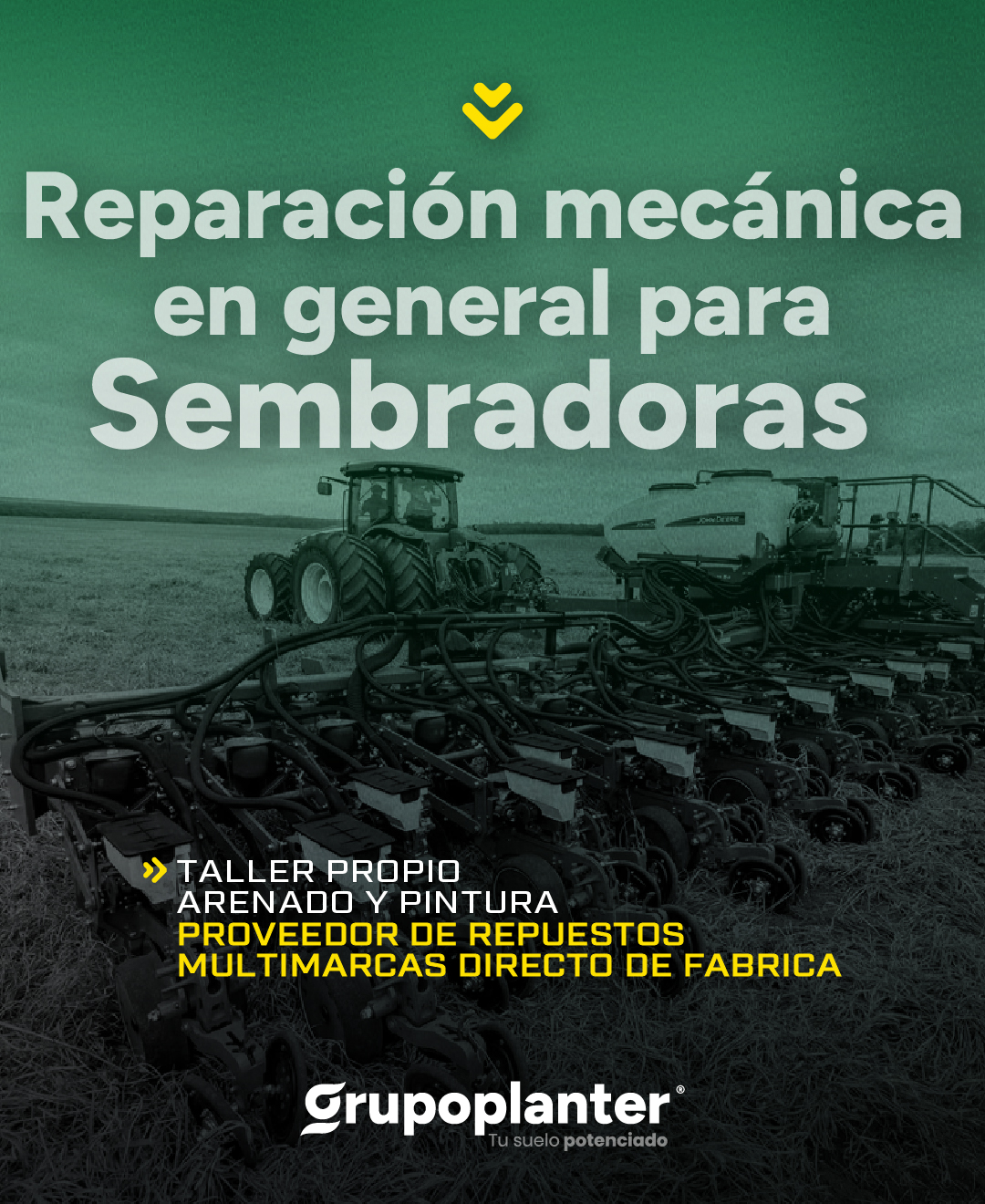 Reparación integral de sembradoras